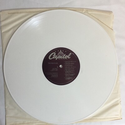 The Beatles white album white vinyl Lp Record SEBX-11841 With
