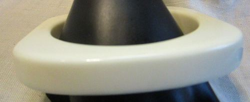 Bangle Bracelet Retro Plastic White