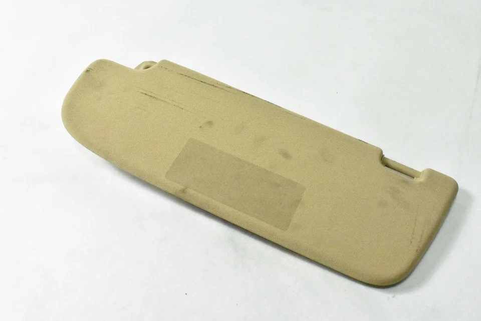 07-09 Mercedes W221 S600 S550 PASSENGER RIGHT FRONT TAN SUN VISOR - Image 2 of 4
