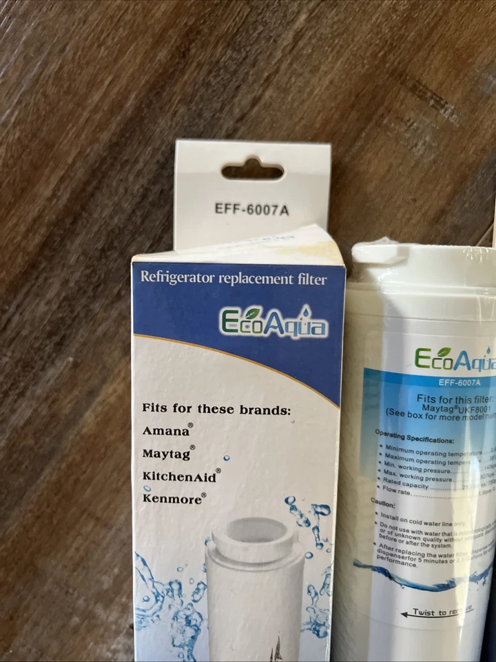 2 Pack EFF-6007A Replacement Filter, Compatible with Maytag UKF8001, EDR4RXD1 - Image 2 of 3