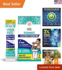 Electrolyte Powder Packets for Energy & Hydration - Lemon Lime Flavor (2 Count)