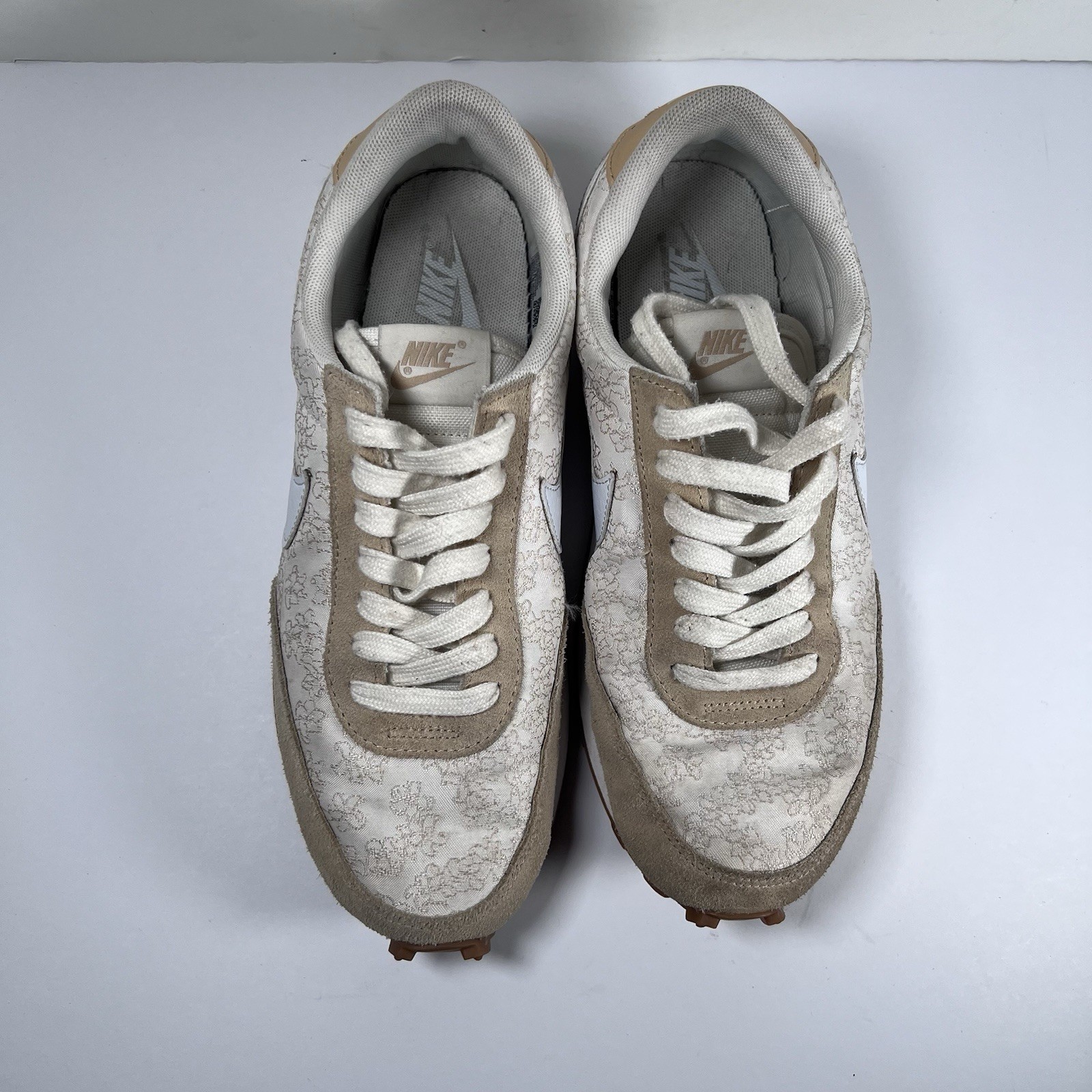 Nike Daybreak Sesame Flower Embroidery Shoes Sneakers Women's Size 9 thumbnail 6