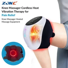Heated Knee Massager Vibration Red Light Therapy Pain Relief for Joint Arthritis