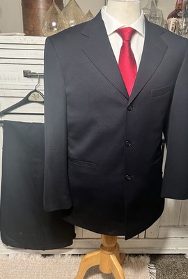 Vintage El Gran Baron Columbian 100% Wool Men s Black Suit 40R/Pant 41/29 RARE