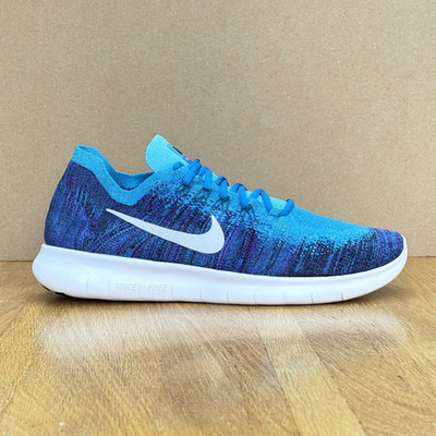 Nike Free RN Flyknit 2017 Running - Blue Orbit - Größe UK 11 (EU 46) US 12