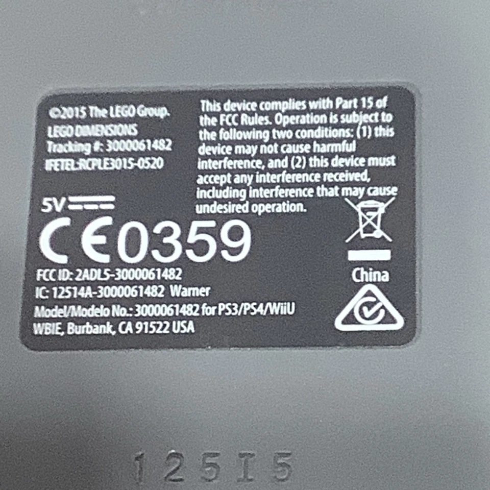 LEGO Dimensions USB Portal Base Pad SOLO para PS3/PS4/Wii U Nintendo Foto 3 de 3