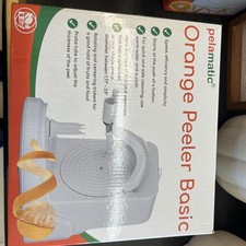  Electric Fruit Peeler | Automatic Orange, Apple, Potato Peeler | Durable whit 
