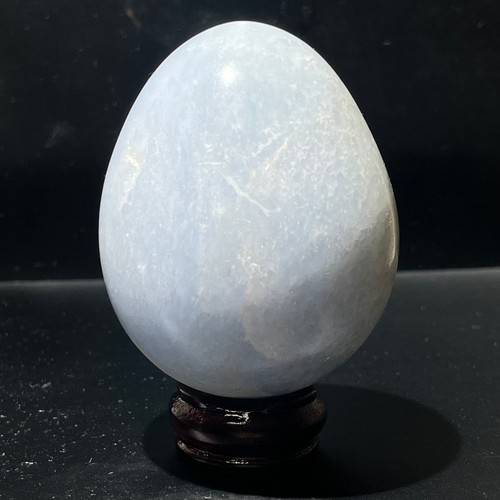419G Natural Azul Celestita Cuarzo Cristal Gema Huevo Curación Madagascar/Soporte - Imagen 18 de 18