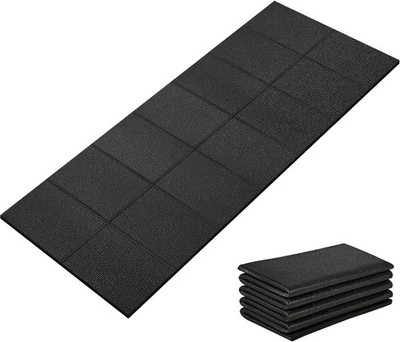 Treadmill Mat 68''x24'', Foldable Walking Pad Mat for Carpet Hardwood Floors 4m...