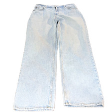 Abercrombie  Fitch 90s Straight Ultra High Rise Jeans 32 14R Light Wash