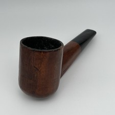 Over Sized Hand Made Vintage Wooden Pipe-Shaped Pot-Novelty/Shop Display-25x9cm