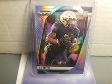 2025 Panini Prizm Draft Picks Silver Prizm #135 RJ Harvey Broncos RC 