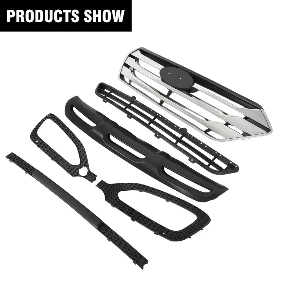 Juego de biseles antiniebla parrilla superior delantera para Hyundai Santa Fe Sport 2013-2016 Foto 3 de 4