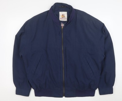 Bomberjacke Herren UK Größe L Baracuta Blau