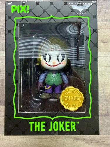 Thrilljoy Pix! Joker CHASE Limited Edition The Dark Knight Trilogy Figure -CN A3