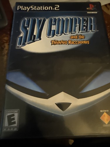 SLY COOPER and The Thievius Raccoonus (Sony PlayStation 2, PS2) Black Label CIB