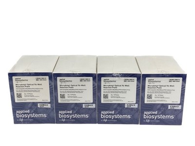 (40) APPLIED BIOSYSTEMS 96-Well MicroAmp Optical Reaction Plates Semi N8010560