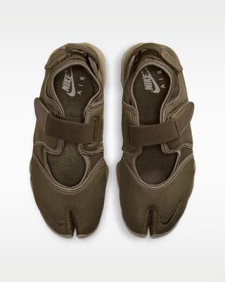 Nike Air Rift Split Toe Tabi Sneakers Dark Hazel Shimmer Slip On