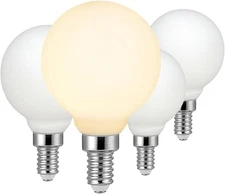 Liii&ARTMAN LED Small Bulb G16 Light Globe 4W Matte White E12 