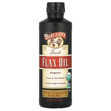 Barlean s Organic Fresh Flax Oil 16 oz 473 ml Gluten-Free, Kosher, Organic, Raw,