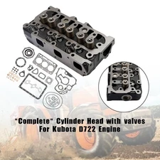 🚀Complete Cylinder Head & Full Gasket Kit Compatible With Kubota D722 Engine