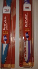 2 CVS Soft Dual Clean Soft Bristle Toothbrush