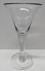 VTG Blenko Art Glass Williamsburg Repro CW-2G Tear Drop Wine Glass 7 3/4"