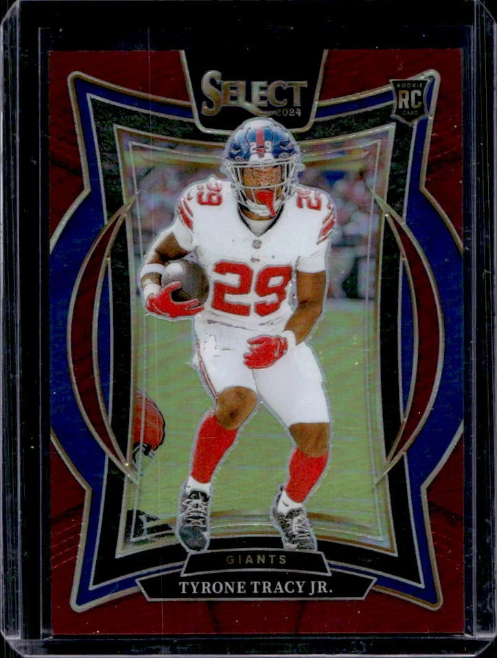 2024 Select Tyrone Tracy Jr. Concourse RC Maroon Prizm #12/149 Giants