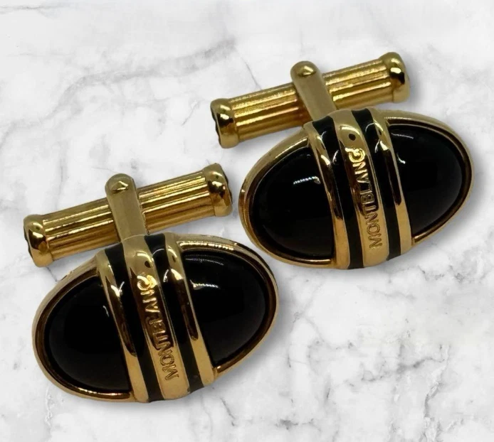 Montblanc Onyx Cufflinks for Men for sale | eBay