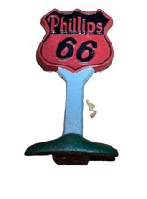 Phillips 66 Desk Top Display Paperweight/ Book End/ Holder