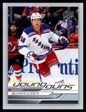 2024-25 Upper Deck #454 Brandon Scanlin YOUNG GUNS Rookie Card RC NY Rangers