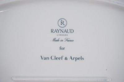 Raynaud Limoges For Van Cleef & Arpels Platter Porcelain Floral Raynaud Limoges For Van Cleef & Arpels Platter Porcelain Floral