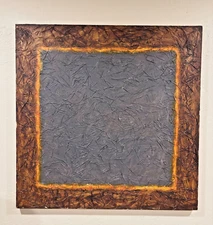 2004 S. Hogan Contemporary Modernist Geometric Mixed Media Painting