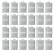 24 Pks Nispira Small Water Filter for Whisker City Automatic Pet Fountain