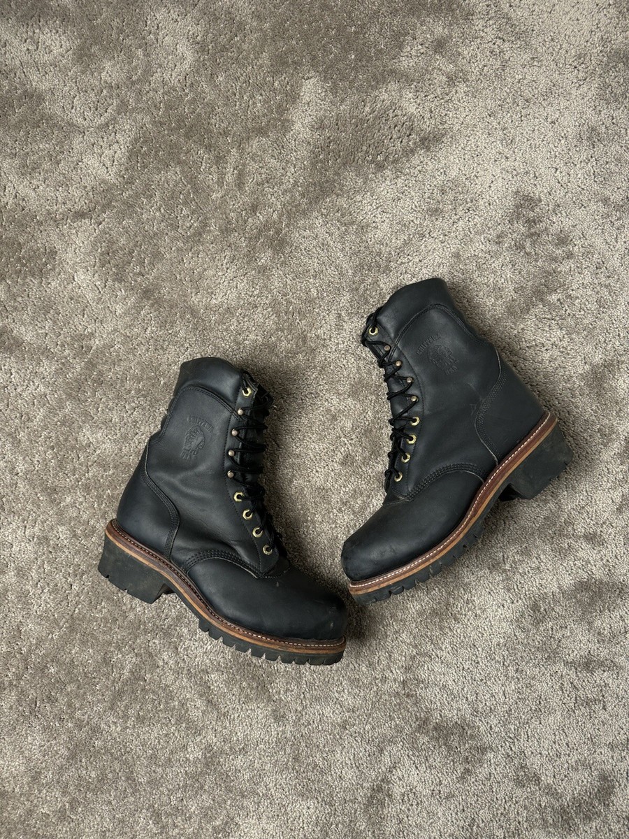 Vintage Chippewa 70-80s Handmade Logger Lineman Kunkidori no 