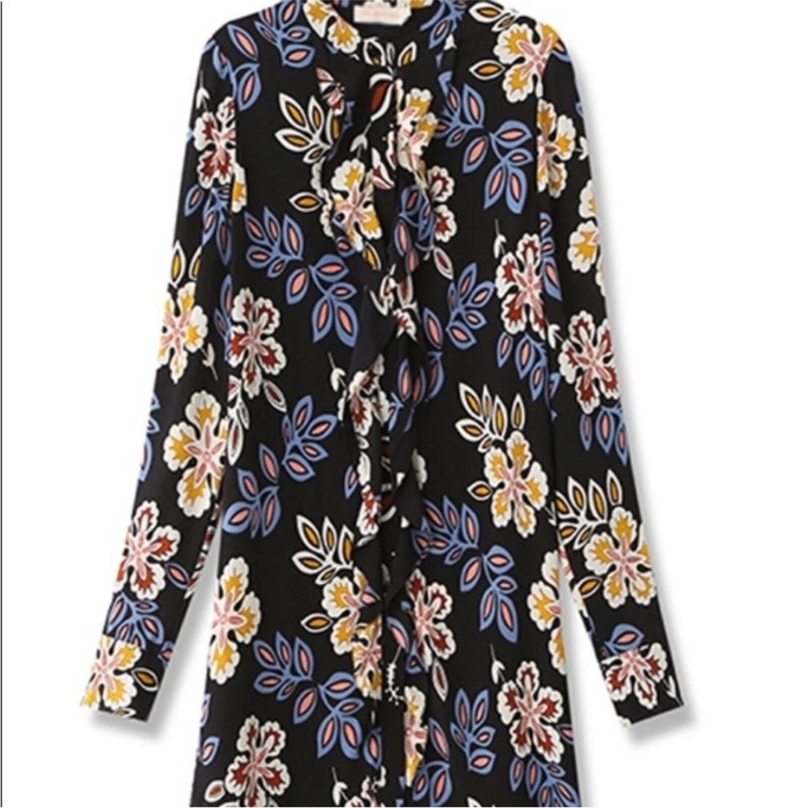 Camicia Tory Burch Jane in seta floreale taglia 8