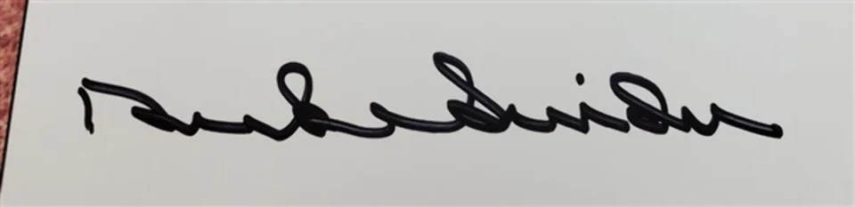 Duke Snider Signed (JSA COA) Dodgers Hall of Fame Induction 8x10 Photo - Image 2 of 3