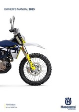 Husqvarna Owners Manual Book Guide 2023 701 Enduro EU