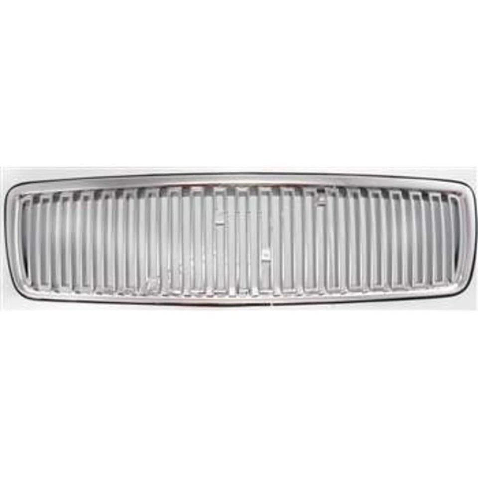 NEW FRONT GRILLE CHROME SHELL WITH SILVER INSERT PLASTIC FOR 1998 VOLVO S70 V70 Foto 3 de 4
