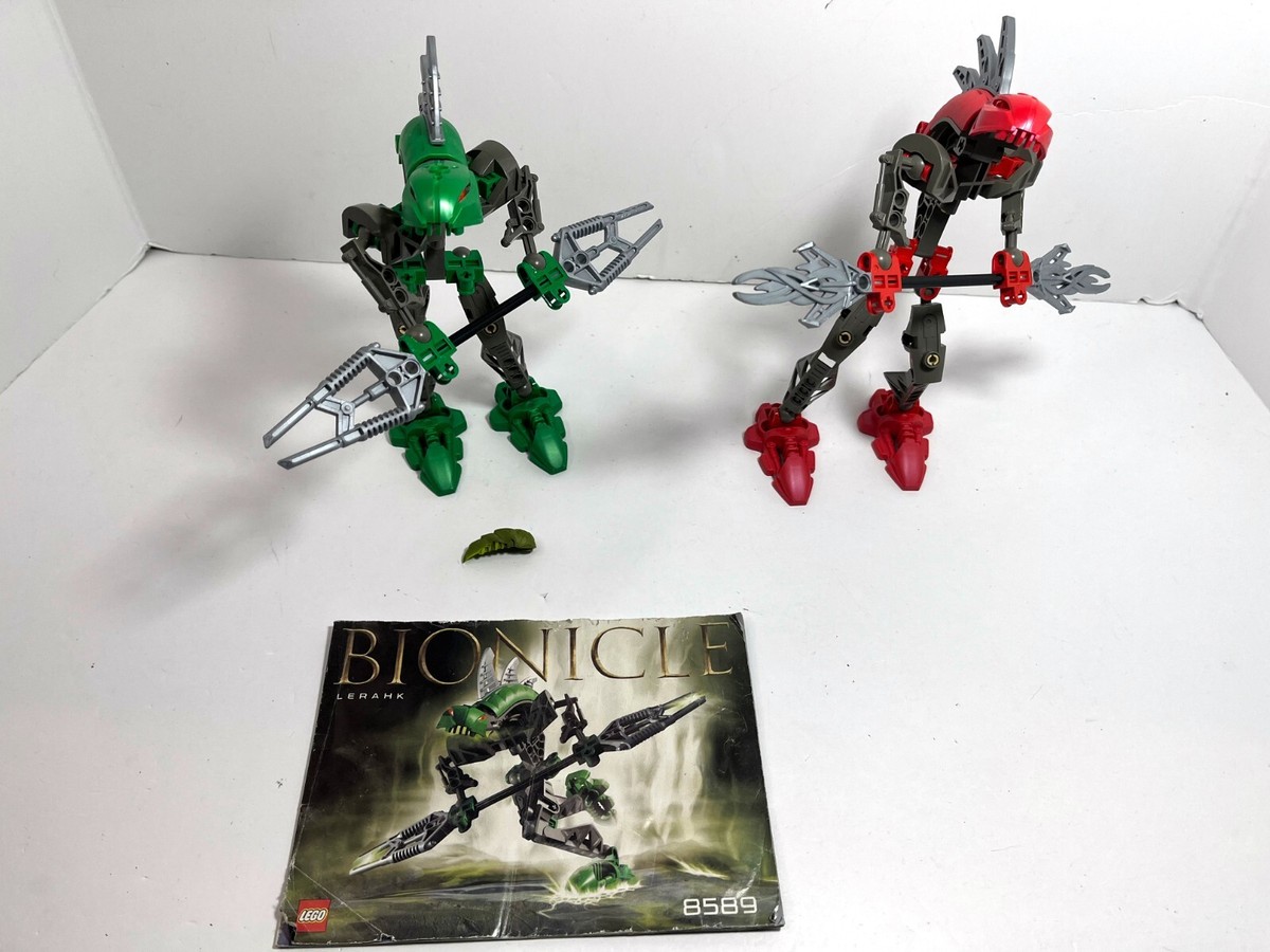 LEGO Bionicle Rahkshi LOT: Lerahk 8589 + Turahk 8592. | eBay