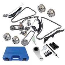 Timing Chain Kit Camshaft Phaser Fit Maserati Quattroporte Ghibli Levante S 3.0L