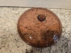 Pyrex Cranberry Lid 624C 8.75 inches Flawless