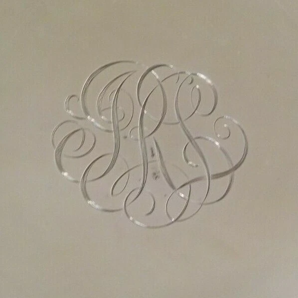 Plato reticulado de plata esterlina Sheperd & Boyd NY de 9,75", #829, 369 gramos Foto 2 de 4