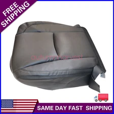 For 04-09 Lexus RX330 RX350 Driver Bottom Replacement Leather Seat Cover Black
