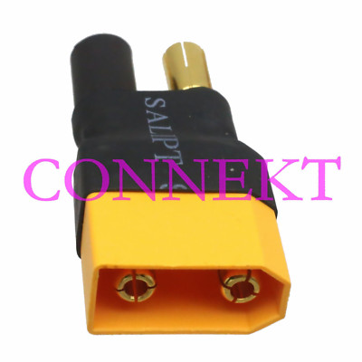 XT90 Male to HXT 5.5MM Bullet Female No wire Adapter for Turnigy Battery