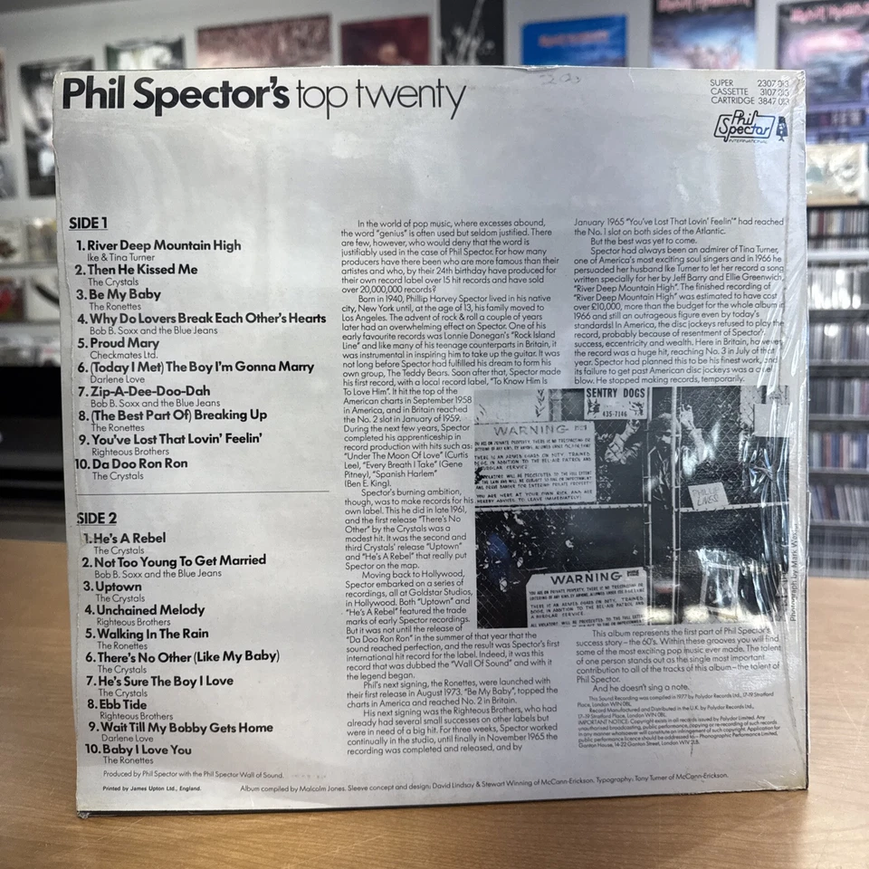 Phil Spector - Echoes of the 60's LP ~ UK Import SEALED Tina Turner Darlene Love - Image 2 of 4