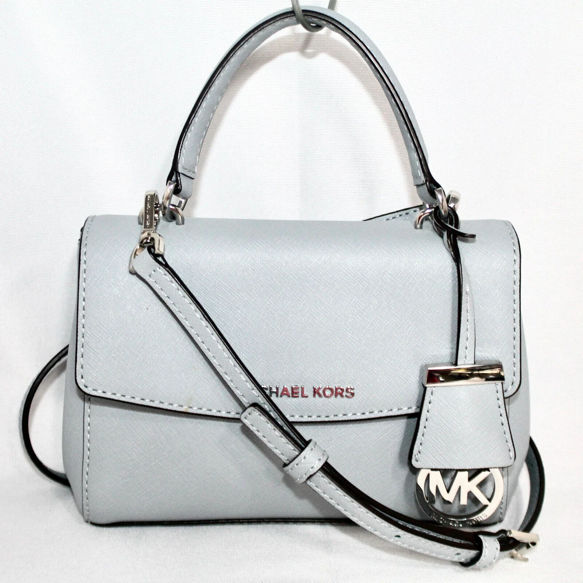 MICHAEL KORS Ava Extra-Small Saffiano Leather Crossbody Bag Blue