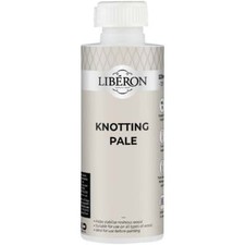 Liberon Knotting Pale, Stabilises All Types of Resinous Wood Prior to Varnishing
