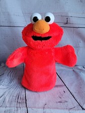 Elmo Tyco Sesame Street Hand Puppet Plush 9inch Stuffed Animal Toy