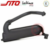 Leovince Sito Auspuff Expansion Schwarz Siluro Vespa ET3 125 Primavera